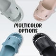 thumbnail image 7 of SAGUARO Cloud Shark Slides for Women Men Cute House Slippers Anti-Slip Shower Sandals Open Toe Casual Shoes, 7 of 7