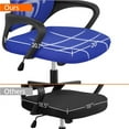 thumbnail image 2 of Renwick Adjustable Mesh Swivel Office Chair with Armrest, Set of 2, Blue, 2 of 10