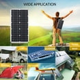 thumbnail image 4 of Yeacher Panneau Solaire Monocristallin 60W hors Grille Module Haute Efficacité IP65 Résistant à l'Eau pour Maison RV Voiture Bateau Appareil Électronique, 4 of 8