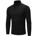 thumbnail image 1 of MYG T-Shirt Décontracté Slim à Col Roulé Manches Longues pour Hommes Couleur Unie, 1 of 9