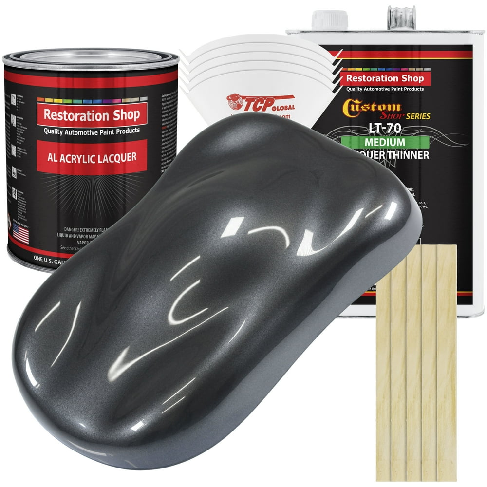 Restoration Shop Gunmetal Grey Metallic Acrylic Lacquer Auto Paint