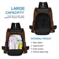 thumbnail image 4 of FORMRS Women's Travel Backpack Purse Anti-Theft Hidden Pockets Casual Shoulder Bag, Abstract Tribal Pattern, 4 of 7
