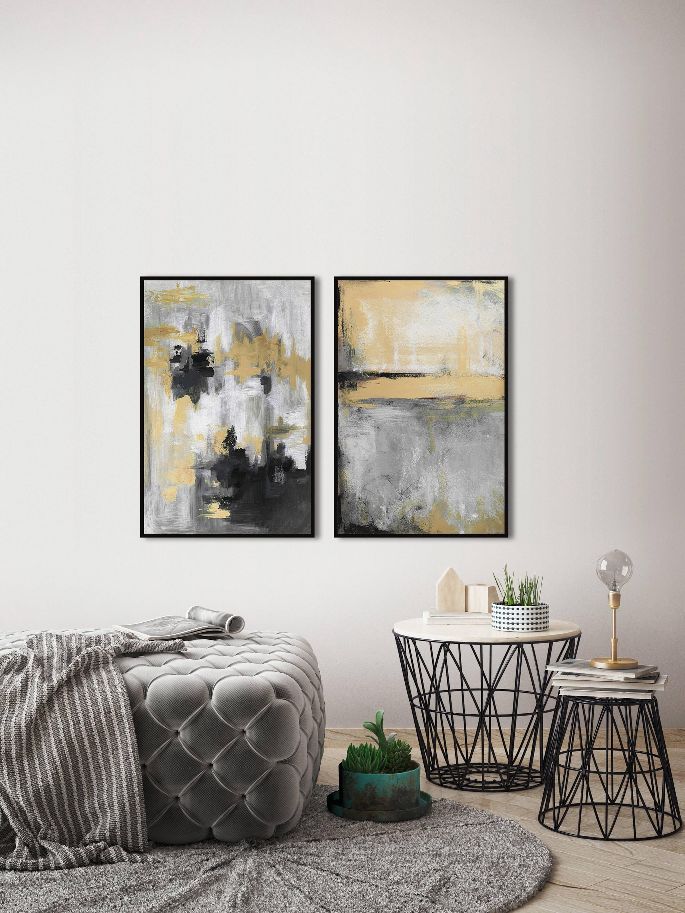 Golden Fog Diptych