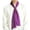 Purple, variant on Fgnfyis Hair Scarf Elegant Long Solid Color Double Layer Stole Versatile Necktie Bandana 145cm Hair Bandana Orange One Size