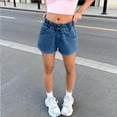 thumbnail image 4 of OGLCCG 3 Pack Girls Jean Shorts Kids High Waist Athletic Denim Shorts with Pockets Summer Casual Straight Leg Shorts for Teen Girl 3-15 Years, 4 of 8