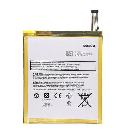 Battery ST10 58-000119 For Amazon Kindle Fire HD 10 5th Gen SR87CV 2015 3830mAh