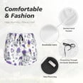thumbnail image 4 of Bixox Women's Lavender Bicycle pattern 2 in 1 Running Shorts - Lightweight Athletic Workout Gym Yoga Shorts Liner with Pockets - XX-Large, 4 of 7