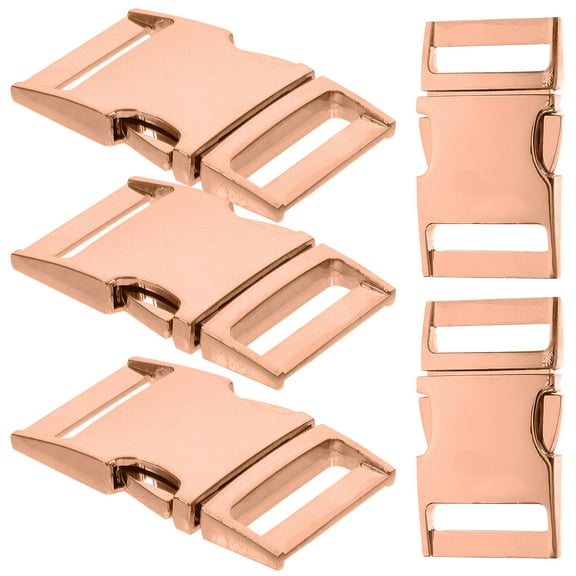 5 Pcs Multipurpose Belt Luggage Buckles Metal Side Release Buckle Accessories for Various Projects