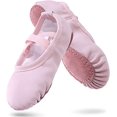 thumbnail image 1 of Zapatos de ballet de cuero Danza Medias puntas Gimnasia Zapatos de yoga Suela dividida 39 JM MX-0134803FYD, 1 of 4