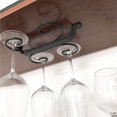 thumbnail image 2 of Wine Glasses Rack, European Style Under Cabinet Wine Glass Holder Stemware Rack Glass Storage, 2 of 4