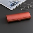 thumbnail image 1 of Estuche para gafas de metal ligero, pequeño y portátil, estuche para gafas de aleación de aluminio esmerilado, 1 of 3