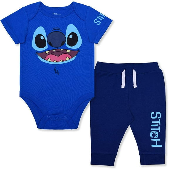 Lilo & Stitch Stitch Boys Roleplay Onesie with Jogger Set, Newborn