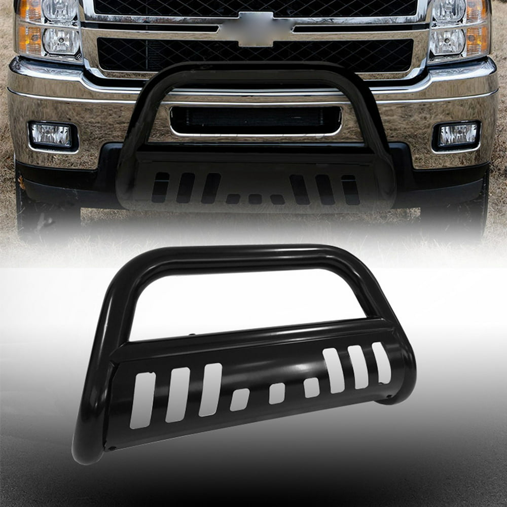 Mgaxyff Black Bull Bar Front Bumper Grille Guard for Toyota Tacoma 2005