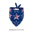 thumbnail image 3 of Patriotic 4th of July Dog Bandana, American Flag Dog Bandanas Triangle Bibs Scarf for Medium and Small Dogs, 3 of 6