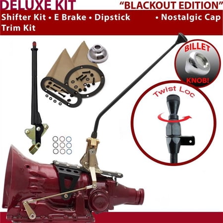 American Shifter FMX Shifter Kit Black 16 in. E Brake Trim Kit Dipstick for F24FA