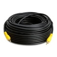 thumbnail image 2 of Cmple - RCA Subwoofer Cable 100 ft Digital Coaxial Audio Cable Composite Audio/Video Cord 1-RCA Cable Male to Male Coaxial RCA Cables for Home Theater, Rear View Parking Camera, 2 of 6