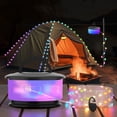 thumbnail image 1 of Cadena de luces para acampar TSOCOS, 10 m, RGB, 19 modos, recargables, 1 of 6