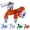 1PC-D, variant on Dual Outlet Washing Machine Plastic Faucet, Multi‑Purpose Two‑Way Water Tap with 4 Color Options for Home Laundry Room