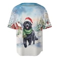 thumbnail image 2 of Hello Winter Newfoundland Frosty Morning Walk Welcome Snowy Christmas All Over Print 3D Baseball Shirt Newfie Dog Lover Gifts Softball Sport - 02018, 2 of 6