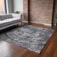 thumbnail image 6 of Addison Rugs Mayfield Washable Transitional Medallion Gray Rectangle Rug, 10' x 14', 6 of 6