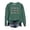 Green, variant on Women Dachshund Dog Print Crew Neck Sweatshirt Long Sleeve Pullover Casual Loose Fit Animal Graphic Top