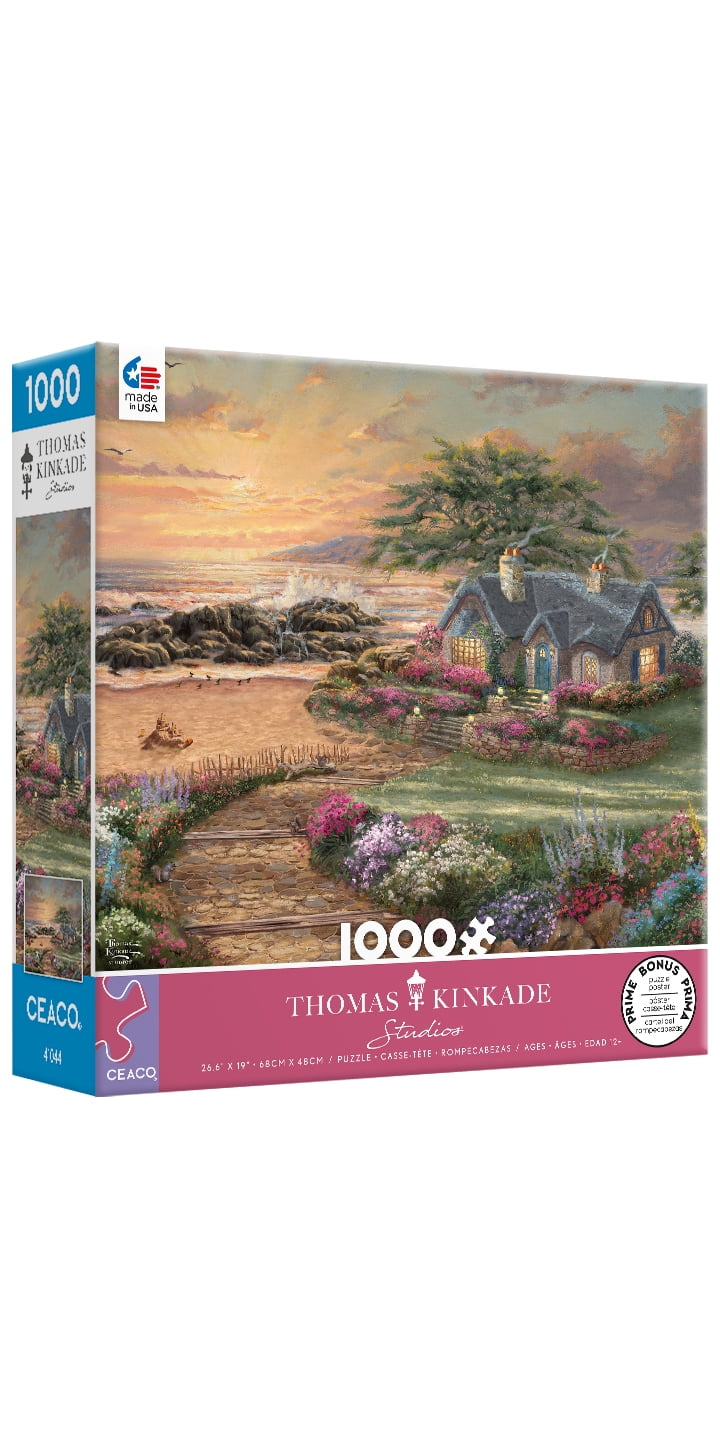 Ceaco - Thomas Kinkade - Seaside Cottage - 1000 Piece Jigsaw Puzzle