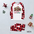 thumbnail image 6 of Penkiiy Family Christmas Pajamas Matching Sets 2024 Cute Couples Pjs Long Sleeve Holiday Jammies Xmas Loungewear Sleevewear 2XL Red, 6 of 6
