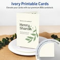 thumbnail image 3 of Avery Printable Greeting Cards, 5.5" x 8.5", Matte Ivory, 50ct, 3 of 11