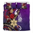 thumbnail image 4 of New Caledonia Bedding Set - Tribal Flower With Special Turtles Purple Color, 4 of 6