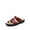 RED-PU, variant on Womens Casual Arch Support Slide Sandals Slip on Flat Sandals Plantar Fasciitis Soft Cushion Slippers