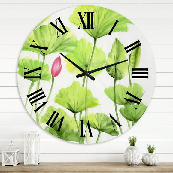 Designart 1 in Quartz Traditional Wall Clock