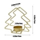 thumbnail image 3 of Candle Holders Christmas Tree Iron Candle Holders Holiday Party Table Decoration Home Gifts, Metal Candle Holders, Iron Frame, 2-Tier Design, Festive Season Decor, Elegant Home Accents, for Living, 3 of 8