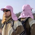 thumbnail image 7 of Under $1 PEONAVET Sun Hat 3 Ways To Wear Sunscreen Hat Men's and Women's Hiking and Fishing-drying Fisherman's Hat Outdoor Baseball with Shawl, 7 of 7