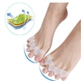 thumbnail image 1 of 2 Par Zehenspreizer, Hallux Valgus Set, Zehen Separatoren Werkzeug, Super weich, komfortabel und hohe Lebensdauer (Fünf Zehen), 1 of 6