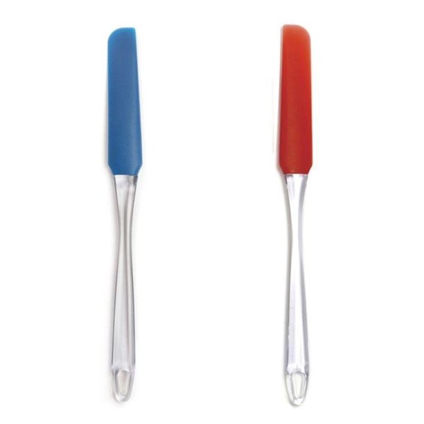 Norpro Silicone Cake Decorating Icing Frosting Spreading Spatula Blue