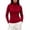 Red, variant on yillto Womens Turtleneck Sweater Ribbed Knit Slim Pullover Long Sleeve Fall Fitting Mock Neck Sweaters