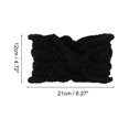 thumbnail image 3 of Ofertas Únicas 1 Pc Diadema de Moda Patrón de Lazo de Borde Ancho Negro, 3 of 5