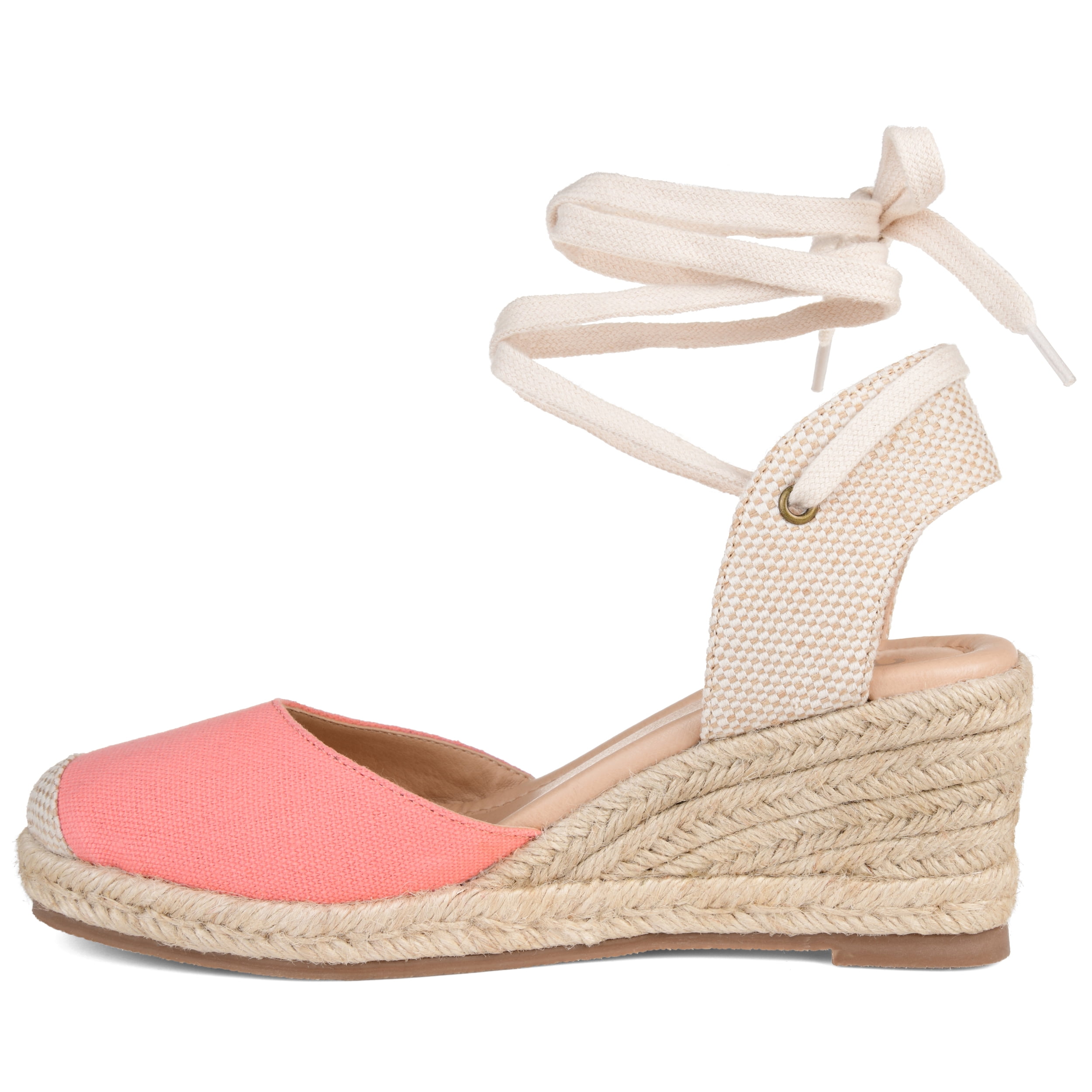 Journee Womens Monte Wedge Heel Espadrille Sandals, Widths Available
