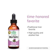 Botanic Choice Milk Thistle Extract Liquid, Historic Liver Support Dietary Supplements, 1 Fl. Oz