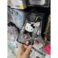 thumbnail image 1 of Lindo Hello Kitty para iPhone 14pro/13promax con estampado de flores y lámina dorada, 1 of 5