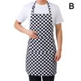thumbnail image 5 of Adult Apron Striped Chef Waiter Apron Kitchen Cook Apron Pockets 2 New P8 R, 5 of 9