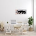 thumbnail image 2 of Stupell Industries Wild Horses Sunset Beach Silhouettes Galloping Animals, 30 x 13, Design by PHBurchett, 2 of 7