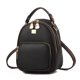 thumbnail image 2 of Mochila pequeña de cuero suave al tacto para mujer, Mini bolso de hombro de diseñador de alta calidad, a la moda Fivean unisex, 2 of 2