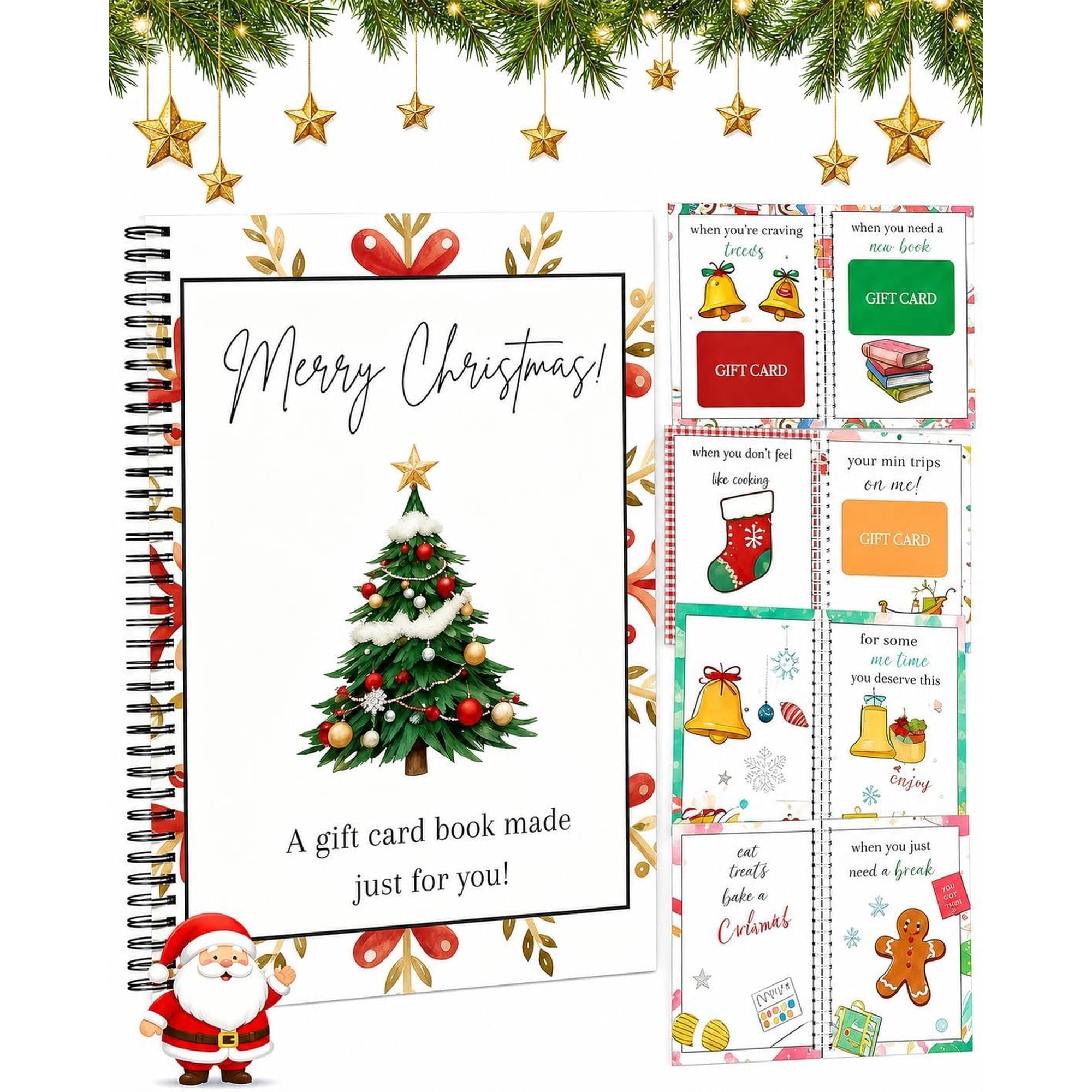 Adults, teenagers, Christmas gift cards and books are suitable for giving as gifts to friends.