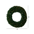 thumbnail image 2 of Nearly Natural Large Artificial Christmas Wreath with 714 Bendable Branches, 2 of 7