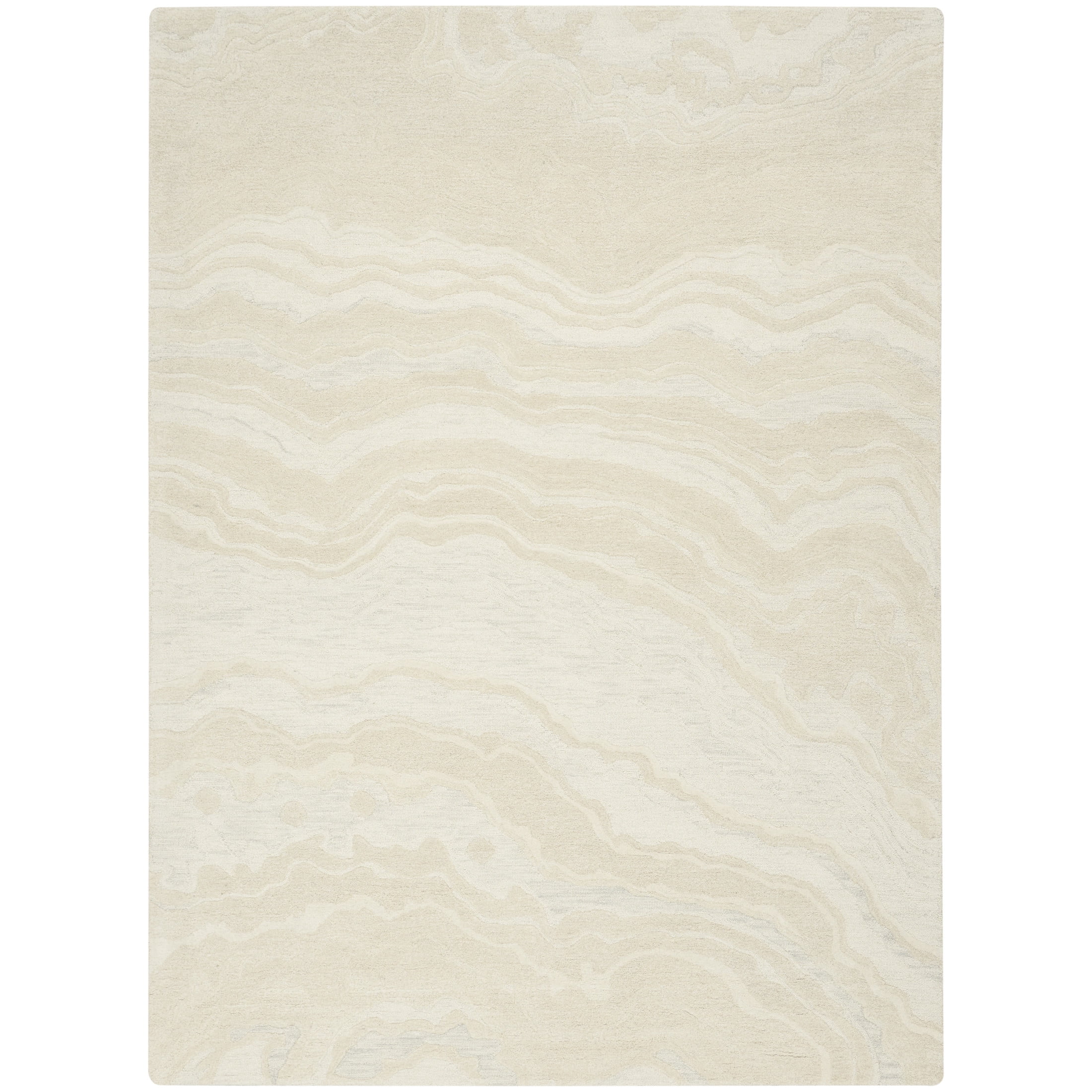 Nourison Graceful 8'6" x 11'6" Ivory Modern Indoor Rug