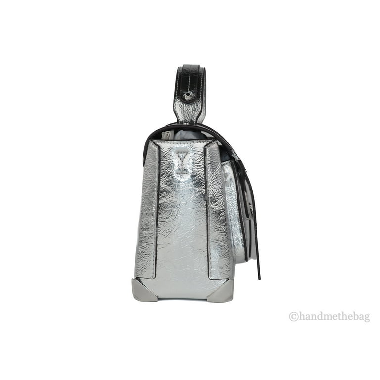 Michael kors monogram best sale silver