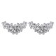 thumbnail image 4 of 4pcs 's Crystal Rhinestone Shoe Clips Double Hebillas Decoración para la de bodas Salvador Dali Parche de zapato de bricolaje, 4 of 9