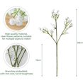 thumbnail image 2 of 10 flores artificiales, flores de plástico realistas para el aliento del bebé, Gypsophila artificial (blanco), 2 of 3
