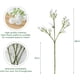 thumbnail image 2 of 10 flores artificiales, flores de plástico realistas para el aliento del bebé, Gypsophila artificial (blanco), 2 of 3